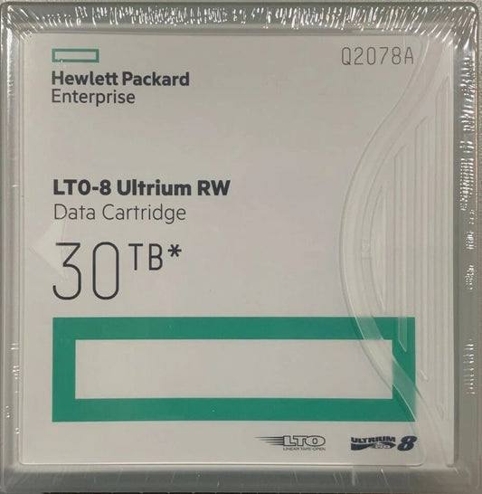 HP LTO-8 Ultrium 12TB/30TB Data Cartridge (Brand New)