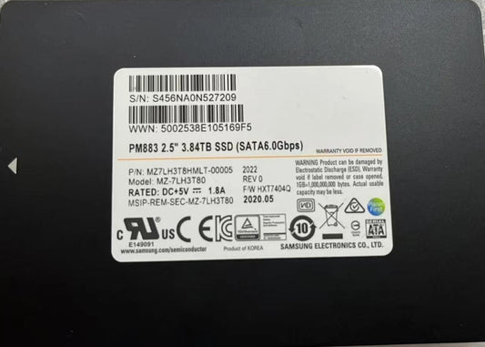 Samsung PM883 3.84TB SATA SSD | Enterprise Data Center Drive